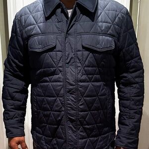 Quilted Navy Jacket